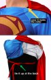 Red Shiny Spandex Superman Cape