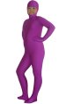 Red Violet Open Face Kids Zentai Suit