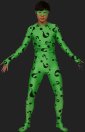 Riddler ! Green Question Mark with Eye Mask Zentai Suits