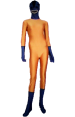 Royal Blue and Orange Spandex Lycra Full Bodysuit