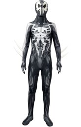 S-guy 2099 Printed Spandex Lycra Costume with Lenses and Rubber Spikes