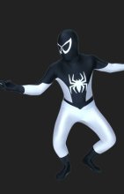 S-guy-Black and White Lycra Spandex Zentai Suit S-guy-Black and White Lycra Spandex Zentai Suit