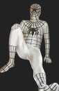 S-guy Black and White Spandex Lycra Full Body Suit S-guy Black and White Spandex Lycra Full Body Suit