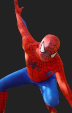 S-guy! Blue and Red Lycra Spandex Full-body Zentai