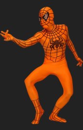 S-guy Bodysuit | Orange Lycra S-guy Costume