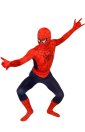 S-guy Costume | Red and Dark Blue Spandex Lycra Full Bodysuit
