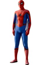 S-guy Homecoming Printed Spandex Lycra Costume with 3D Muscle Shadings and Printed Mesh Wings