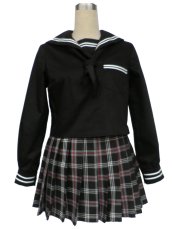 Sailor Uniform Culture! Black Sailorette Uniform 7G