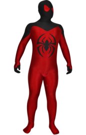 Scarlet S-guy Black and Red Spandex Lycra Zentai Suit