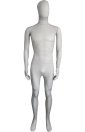 Semi-transparent Light Grey Stretchy Silk Lycra Full Bodysuit Semi-transparent Light Grey Stretchy Silk Lycra Full Bodysuit