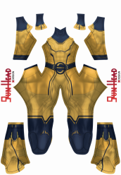 Sentry Thunderbolts Dye-Sub Printed Spandex Lycra Costume