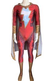 Shazam Printed Costume with Cape