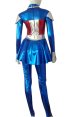 Shiny Blue and Red 2-Piece Costume for Female