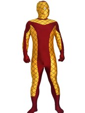 Shocker Costume | Printed Spandex Lycra Zentai Suit with Mesh Eyes