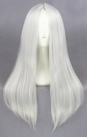 Silver White Long Wig