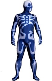 Skeleton Costume | Printed Spandex Lycra Zentai Costume with 3D Shadings