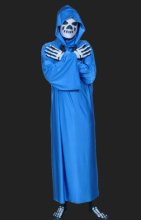 Skeleton Spandex Lycra Full Body Zentai with Robe Skeleton Spandex Lycra Full Body Zentai with Robe