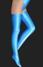 Sky Blue Thong and Long Stockings Sky Blue Thong and Long Stockings