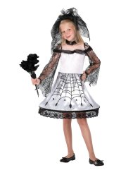 Spider Bridal Girl's Halloween Costume