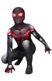 Spider Man PS5 Miles Morales Printed Spandex Lycra Costume for Kid