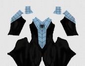 Spiderling Prined Spandex Lycra Costume