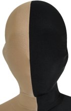 Split Zentai Mask | Black and Carnation Split Zentai Mask | Black and Carnation