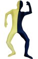 Split Zentai | Yellow and Navy Spandex Lycra Zentai Suit