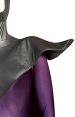 Super Skull Purple Spandex Lycra Matte Leather Costume with Cotton Padding