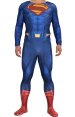 Superman Dawn of Justice Sub-Dye Costume with Chest Symbol and Cape