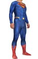 Superman Dawn of Justice Sub-Dye Costume with Chest Symbol and Cape