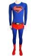 Superman Spandex Lycra Costume with Chest Symbol and Cape with Symbol