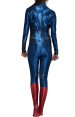 Superman Sub-Dye Spandex Lycra Costume with Rubber Chest Symbols