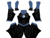 Susan Storm Invisible Girl Fantastic 4 Printed Spandex Lycra Costume