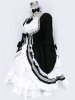 Sweet Black And White One-piece Cosplay Lolita Dress 12G