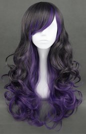 Tara And Purple Curly Wig! Lolita Cosplay Wig!