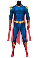 The Boys Homelander Printed Spandex Lycra Costume with Cape