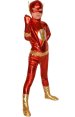 The Flash Shiny Metallic Kids Zentai Suit