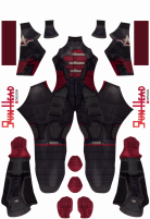 Thunderbolts John Walker Dye-Sub Spandex Lycra Bodysuit Costume
