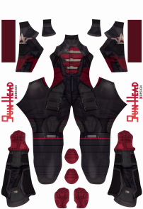Thunderbolts John Walker Dye-Sub Spandex Lycra Bodysuit Costume