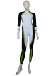 Tron Costume | Light Green Black and White Spandex Lycra Catsuit