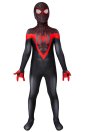 Ultimate Spider-Man PS5 Miles Morales Printed Spandex Lycra Costume for Kid