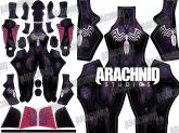 VENOM-GWEN Dye-Sub Printed Spandex Lycra S-guy Costume