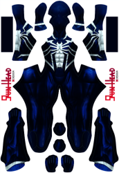 Venom Wars Spider-Man Printed Dye-Sub Costume