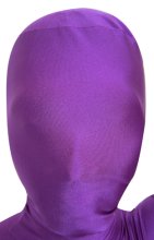 Violet Zentai Mask | Spandex Lycra Zentai Hood Violet Zentai Mask | Spandex Lycra Zentai Hood