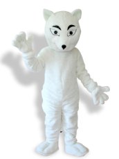 White Bear Mascot Costume