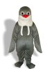 White, Black,Red And Dark Grey Short-furry Sea Animal Mascot Costume