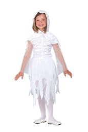White Cute Ghost Halloween Costume for Kid