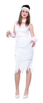 White Mummy Adult Halloween Costume