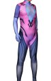 Widowmaker Costume | Printed Spandex Lycra Overwatch Costume with 3D Muscle Shades no Hood