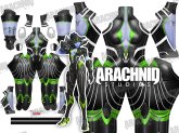 WIDOWMAKER HOUSTON OUTLAWS Overwatch Dye-Sub Printed Spandex Lycra Costume